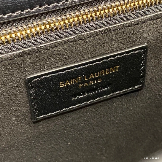 Rep ladies REP SMOOTH YSL LOULOU LEATHER SATCHEL CARRE IN 0817